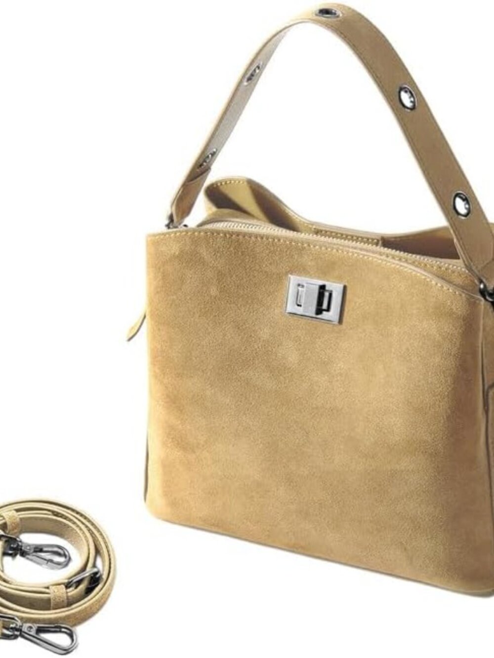 Genuine Leather Suede Bags for Women